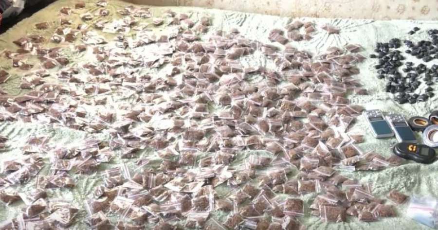 1107 შეკვრა ნარკოტიკი ამოიღეს &ndash; დაკავებულია 2 პირი