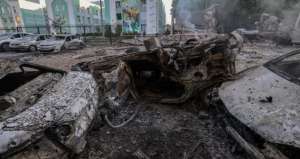 კიევზე დრონებით და რაკეტებით შეტევა იყო