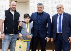 ქუთაისის მაია ჩიბურდანიძის სახელობის საჭადრაკო სკოლაში საქართველოს ჩემპიონატში გამარჯვებული ქუთაისელი მოსწავლეები დააჯილდოვეს