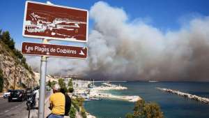 მარსელში ტყის ხანძარს ებრძვიან – დაშავებულია 13 ადამიანი, მათ შორის 9 მეხანძრე
