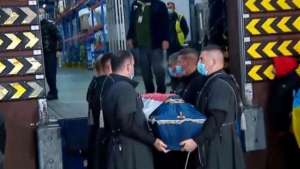 უკრაინაში დაღუპული ქართველი მებრძოლი გელა გოგია სამშობლოში ჩამოასვენეს