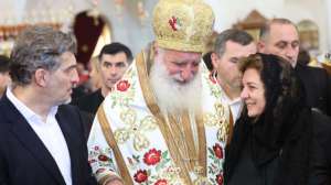 საქართველოს პრეზიდენტი მიხეილ ყაველაშვილი ზუგდიდში, ვლაქერნობასთან დაკავშირებით სადღესასწაულო საღმრთო ლიტურგიას დაესწრო