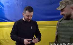 ვოლოდიმირ ზელენსკი ზაპოროჟიეში იმყოფებოდა