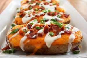 უგემრიელესი კარტოფილის ნავები