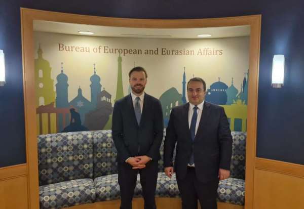 საქართველოს საგარეო საქმეთა სამინისტრო, ლაშა დარსალიასა და აშშ-ის სახელმწიფო მდივნის თანაშემწეს შორის გამართული შეხვედრის შესახებ ინფორმაციას ავრცელებს