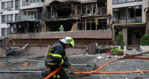 კიევზე დრონებით შეტევა იყო, არიან დაჭრილები