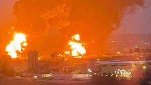 უკრაინული წყაროები ადასტურებენ ტუაფსეში, ნავთობის ბაზაზე დრონებით დარტყმას