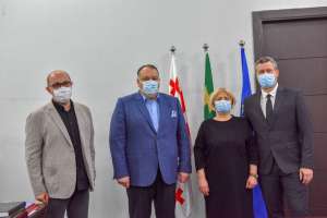 ქუთაისის მერი ცნობილ იმპრესარიოს ორლინ ანასტასოვს შეხვდა