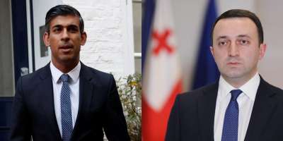 "ჩვენი პარტნიორობა უსაფრთხოებისა და თავდაცვის სფეროში ასეთი უმნიშვნელოვანესი არასდროს ყოფილა" - რიში სუნაკი ირაკლი ღარიბაშვილს