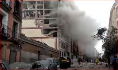 მადრიდში, ერთ-ერთ შენობაში აფეთქება მოხდა - ვიდეო